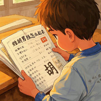姓胡男孩怎么起名