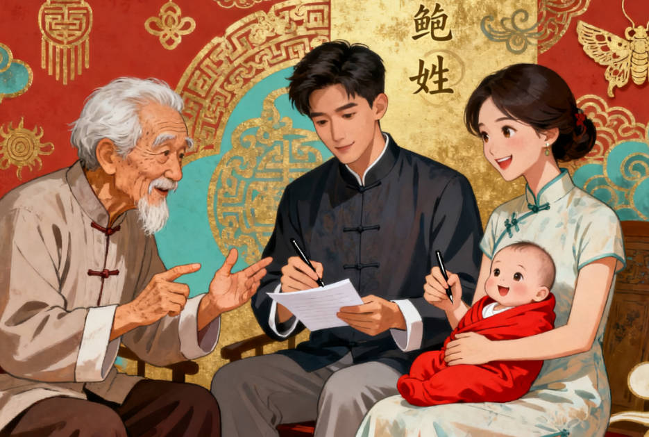 鲍姓男宝宝起名顺口又大气