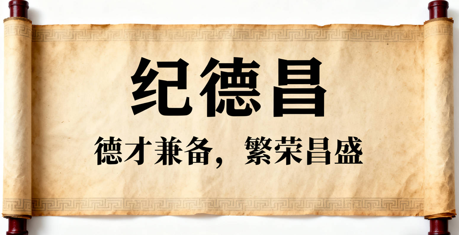 纪姓男宝宝起名顺口又好听