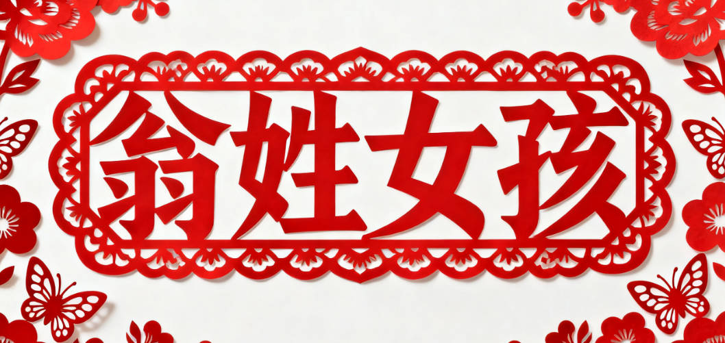 翁姓简单顺口的女孩名字