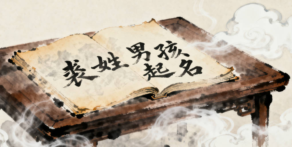 姓裘的男孩名字大全