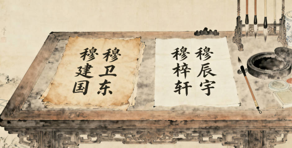 穆姓男宝宝起名经典大气