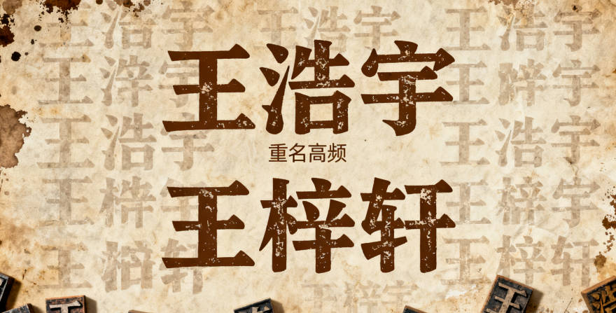 姓王男孩名字顺口