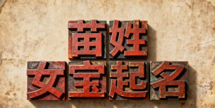 洋气好听的苗姓女宝宝名字