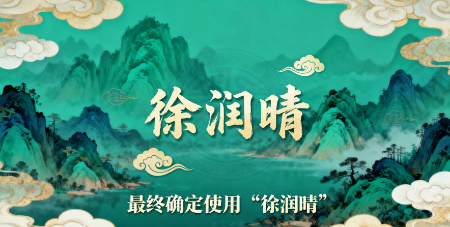 徐姓女宝宝起名顺口又好听