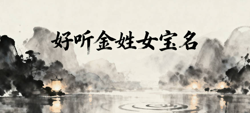 好听的金姓女宝宝名字大全