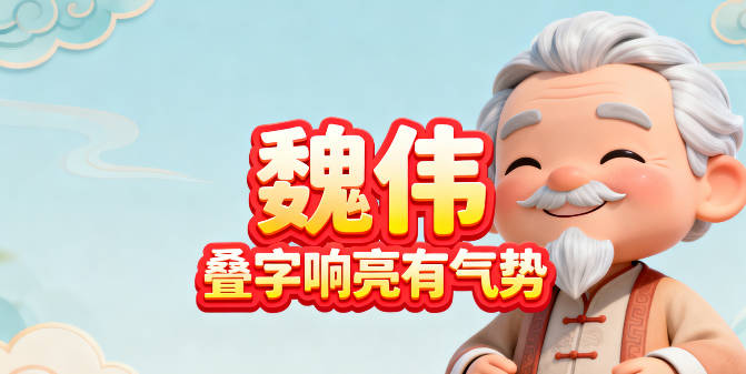 魏姓男宝宝起名顺口响亮