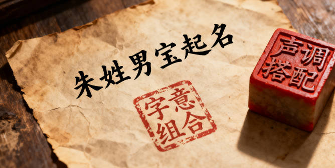 朱姓男宝宝起名经典大气