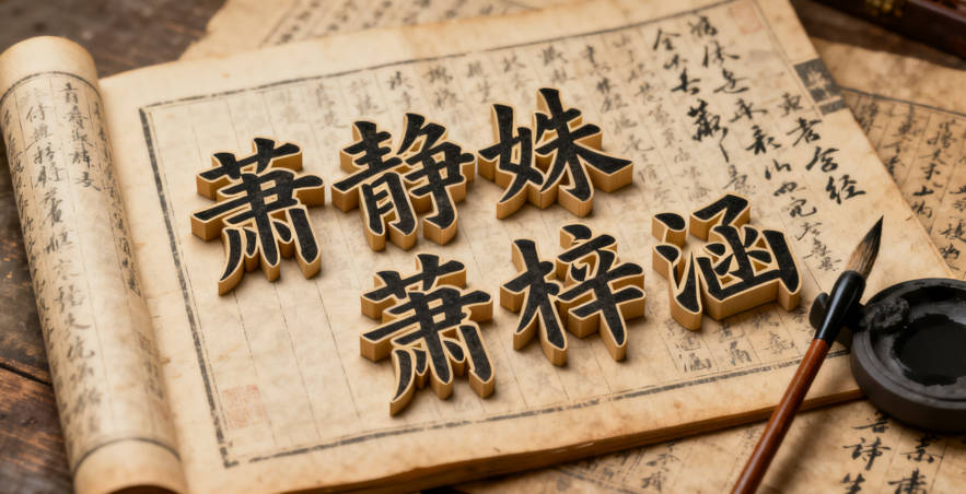 姓萧女孩名字大全