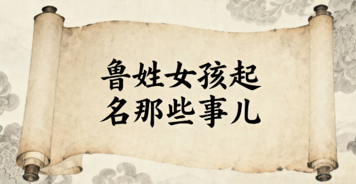 鲁姓女孩起名大全