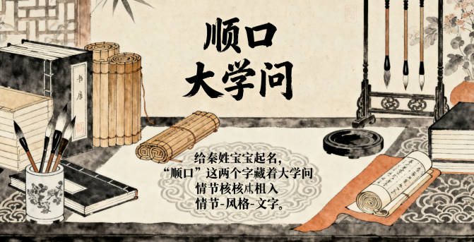 秦姓简单顺口的男孩名字