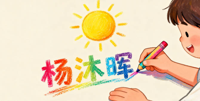 杨姓男宝宝起名经典大气