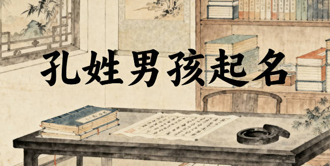 姓孔男孩名字顺口