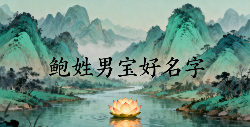 鲍姓男宝宝起名顺口响亮