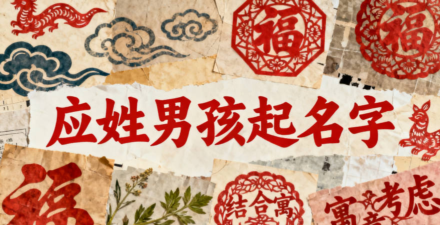 大气的应姓男孩名字