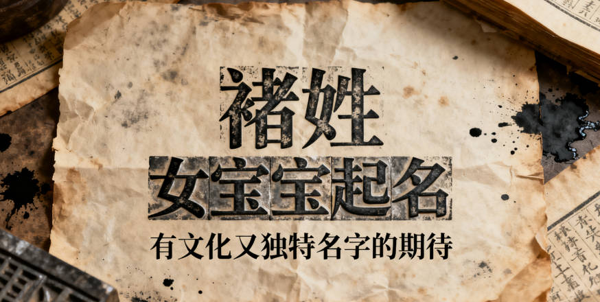 有寓意的褚姓女宝宝名字大全