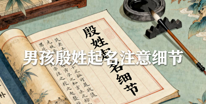 殷姓男宝宝起名寓意聪明才智