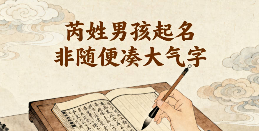 芮姓男孩名字简单大气