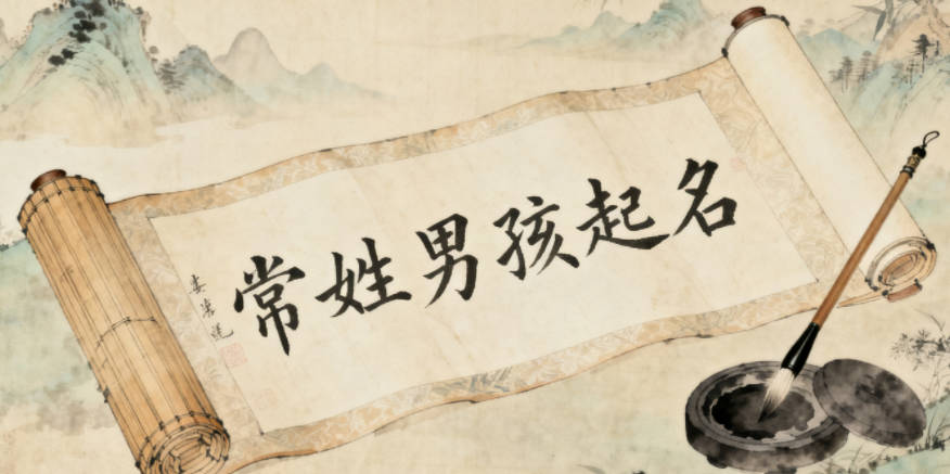 常姓男宝宝起名顺口又好听