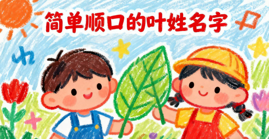 叶姓简单顺口的男孩名字