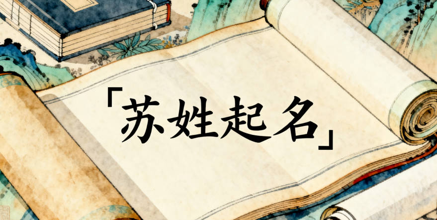 苏姓女孩起名大全