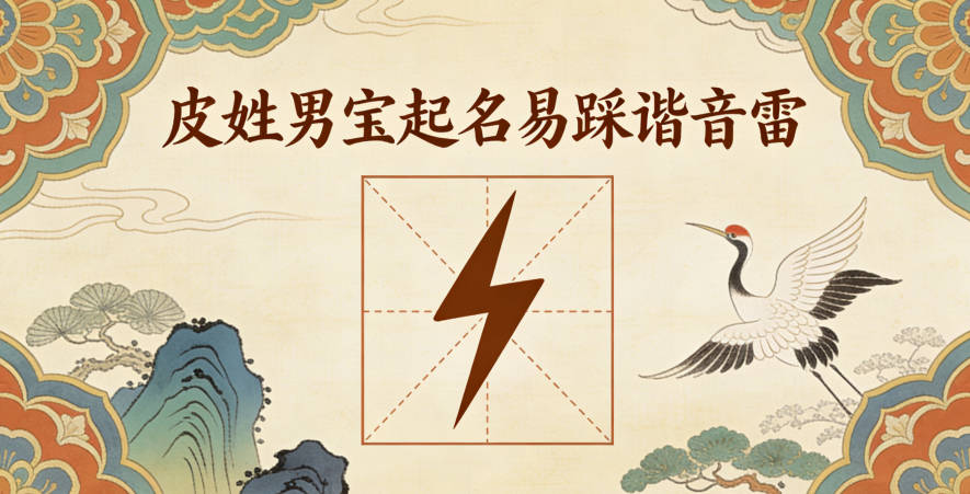 皮姓男宝宝起名顺口响亮