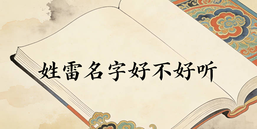 有寓意的雷姓女宝宝名字大全