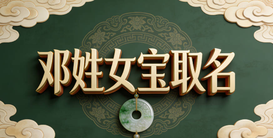 邓姓女宝宝起名独特寓意好