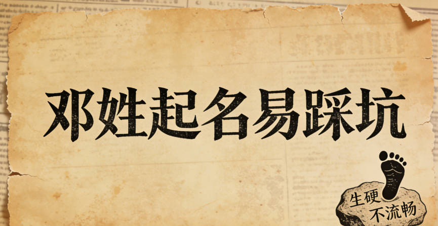 邓姓女宝宝起名独特寓意好