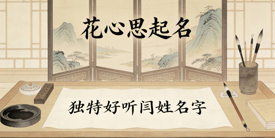 闫姓女宝宝起名独特又好听