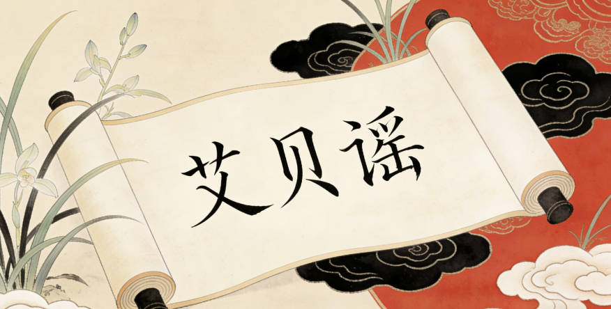 “艾贝谣”,在粤语、闽南语里念起来都顺口,没有负面谐音