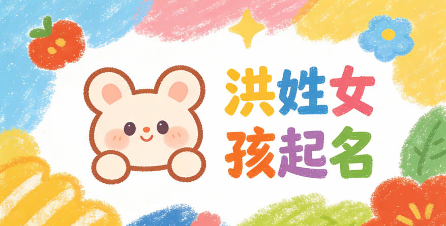 洪姓女孩起名大全