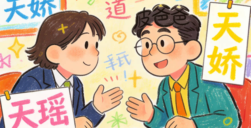 把“天娇”改成“皮天瑶”,瑶是美玉,既保留了“天”的美好寓意,又用“瑶”柔化了整体感觉