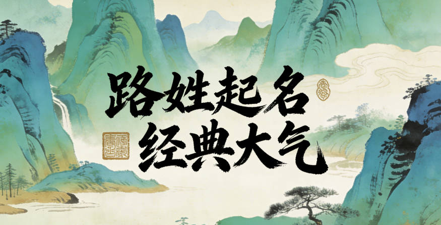 路姓男宝宝起名经典大气