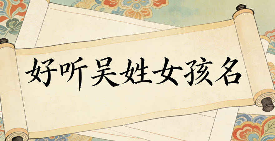 吴姓女孩起名大全