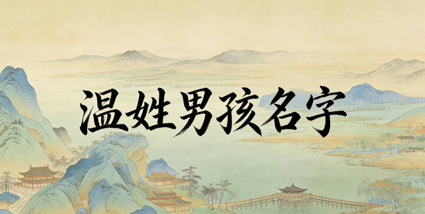 大气的温姓男孩名字