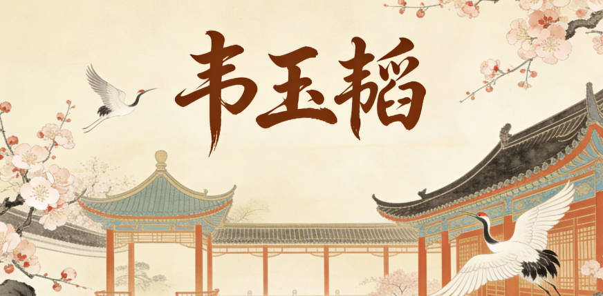 韦玉韬,小名从大名取韬韬,既可爱又不失庄重