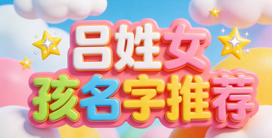 吕姓女孩名字推荐