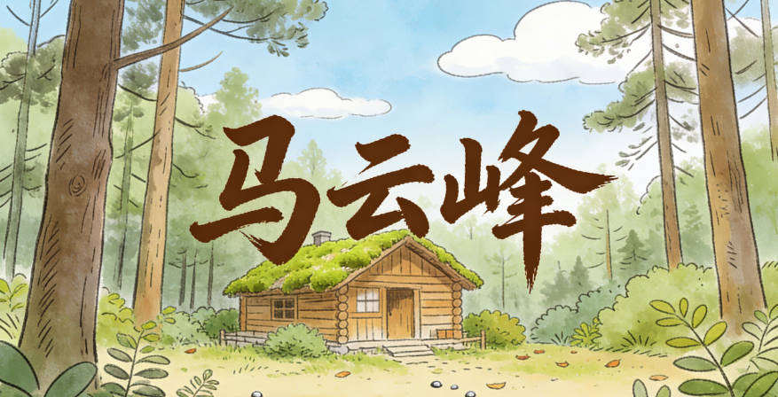 马云峰,都是常用字,寓意也好