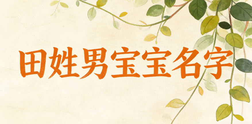 寓意吉祥的田姓男宝宝名字精选