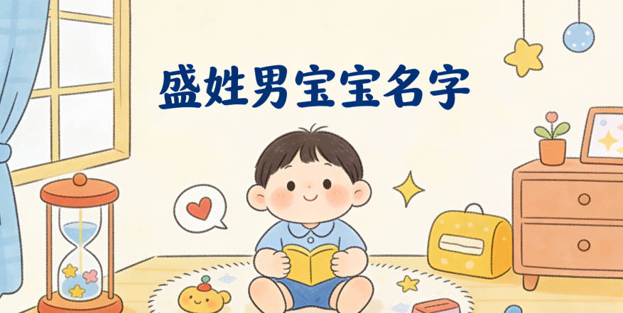 寓意吉祥的盛姓男宝宝名字精选