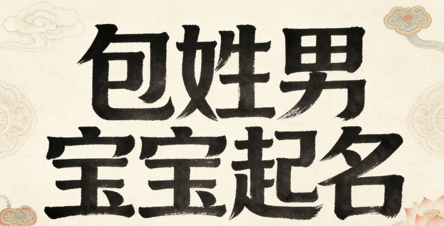 包姓男宝宝起名寓意好的名字推荐
