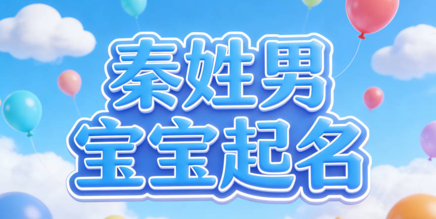 秦姓男宝宝起名寓意未来有成就