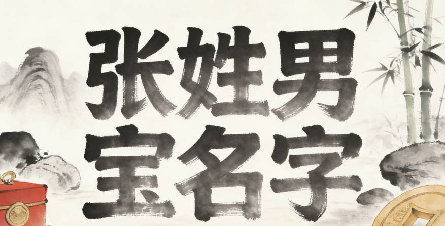 有寓意的张姓男宝宝名字大全