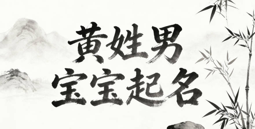 黄姓男宝宝起名寓意好的名字推荐