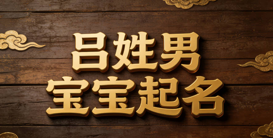 吕姓男宝宝起名大气稳重