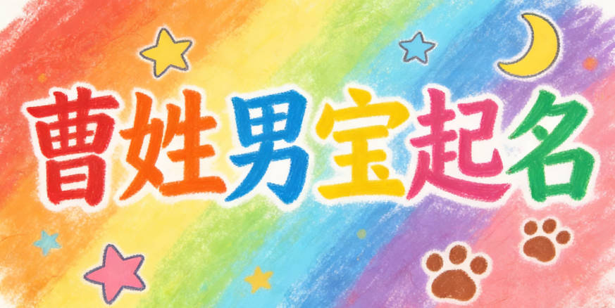 曹姓男宝宝起名大气稳重