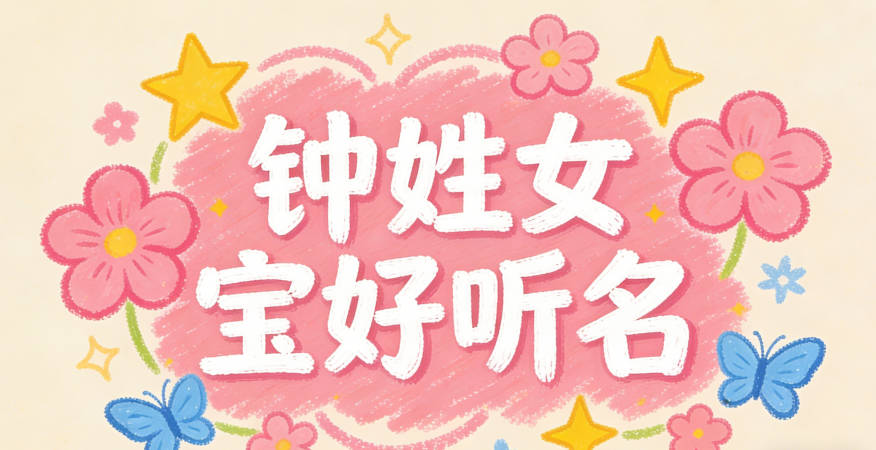 好听又好记的钟姓女宝宝名字