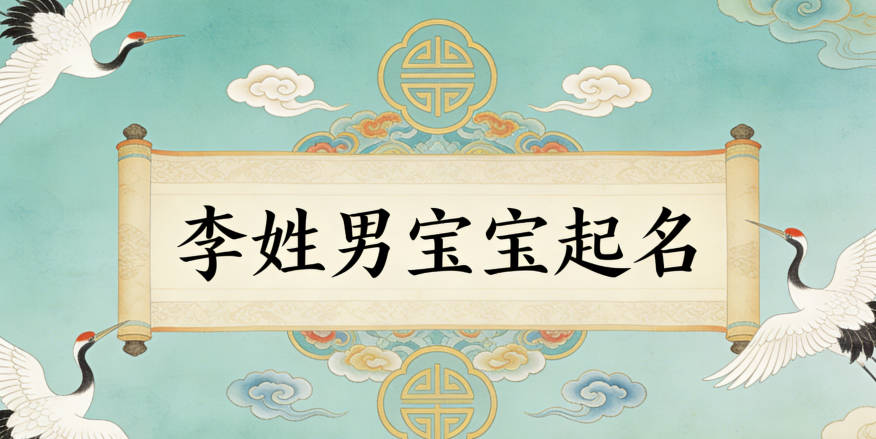 李姓男宝宝起名顺口响亮