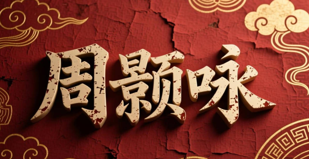 周颢咏，颢寓意洁白明亮、心怀广阔